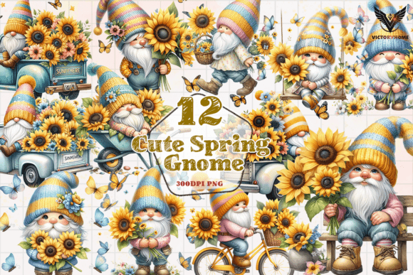 Download Cute Spring Gnome PNG - Spring gnome png Collection