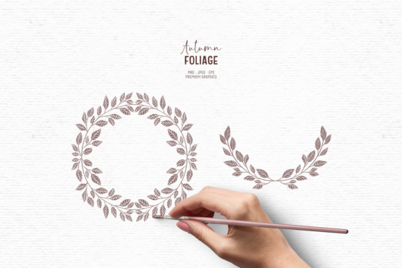 Download Hand-drawn Fall Greenery Clipart - Greenery clipart Collection