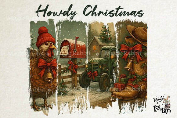 Download Howdy Farm Christmas – Vintage Truck PNG - Vintage truck Collection