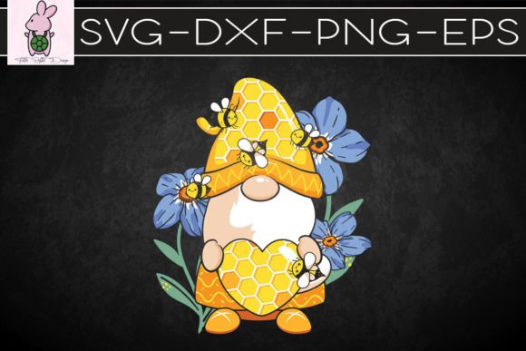 Download Beekeeper Gnome with Flowers SVG - Premium Resources