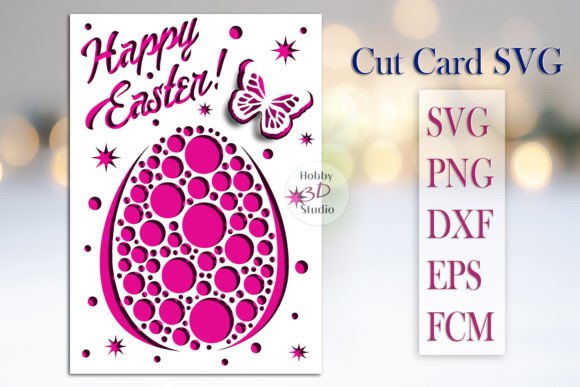Download Happy Easter Card Template SVG - Happy easter card Collection